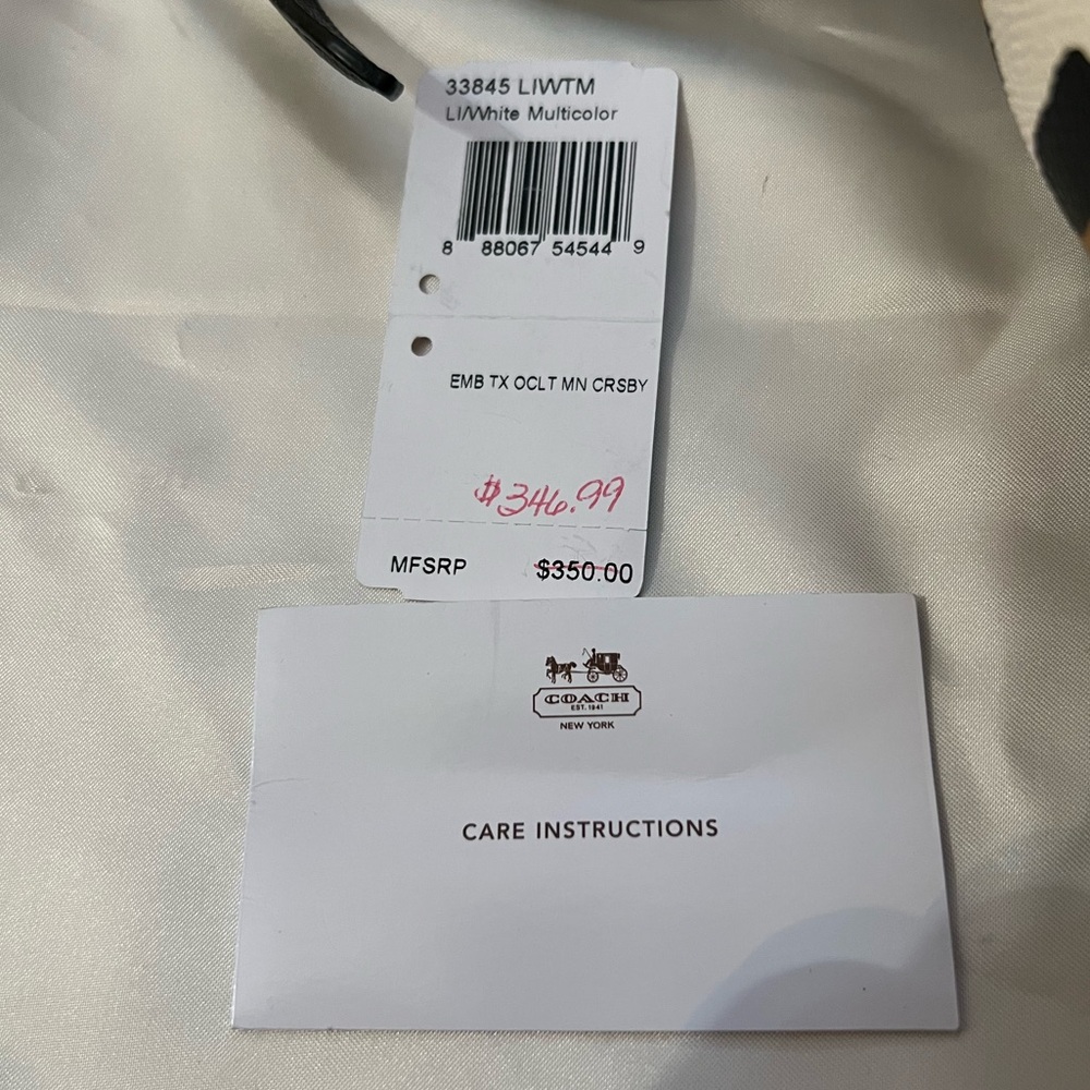 Coach Ocelot Print Mini Crosby Handbag - Picture 16 of 16